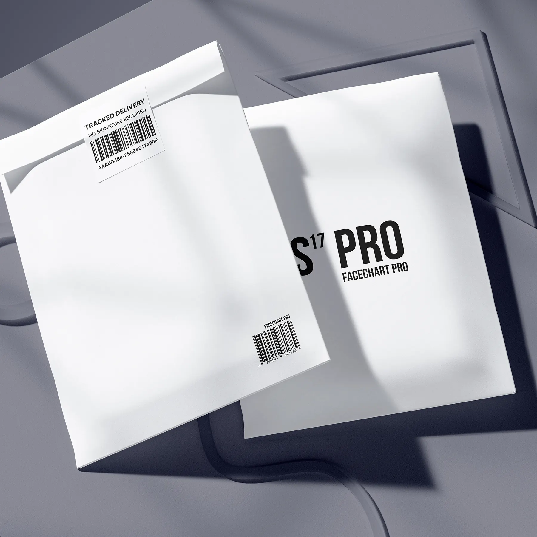Los dos sobres de S17PRO: Facechart Pro y Facechart Artist