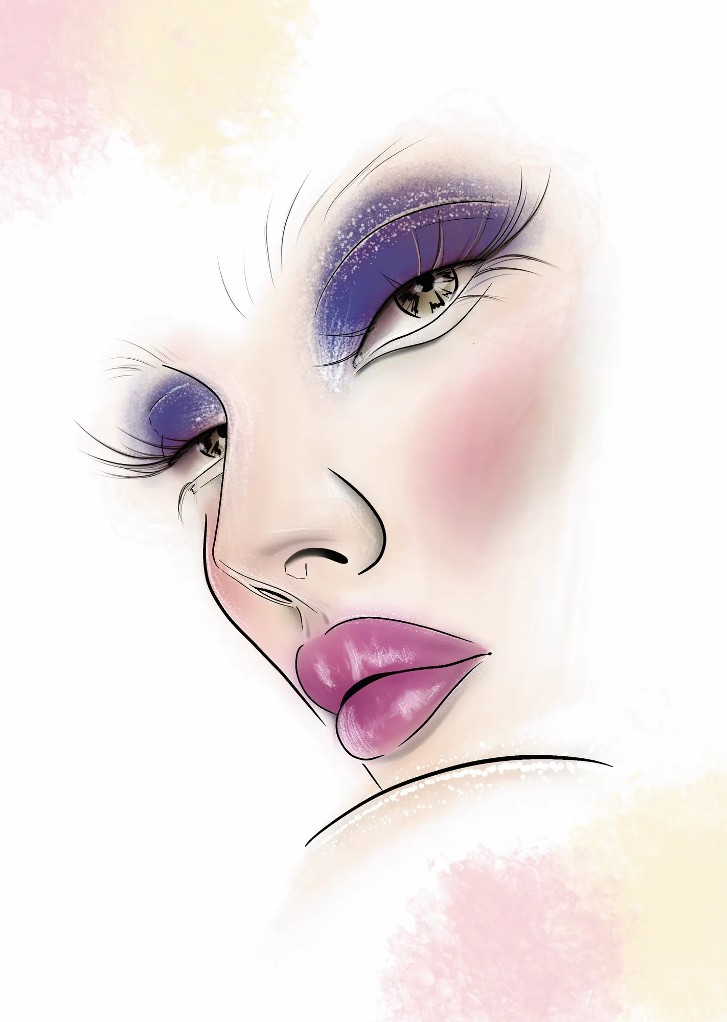 Look 7 de María José sobre facechart