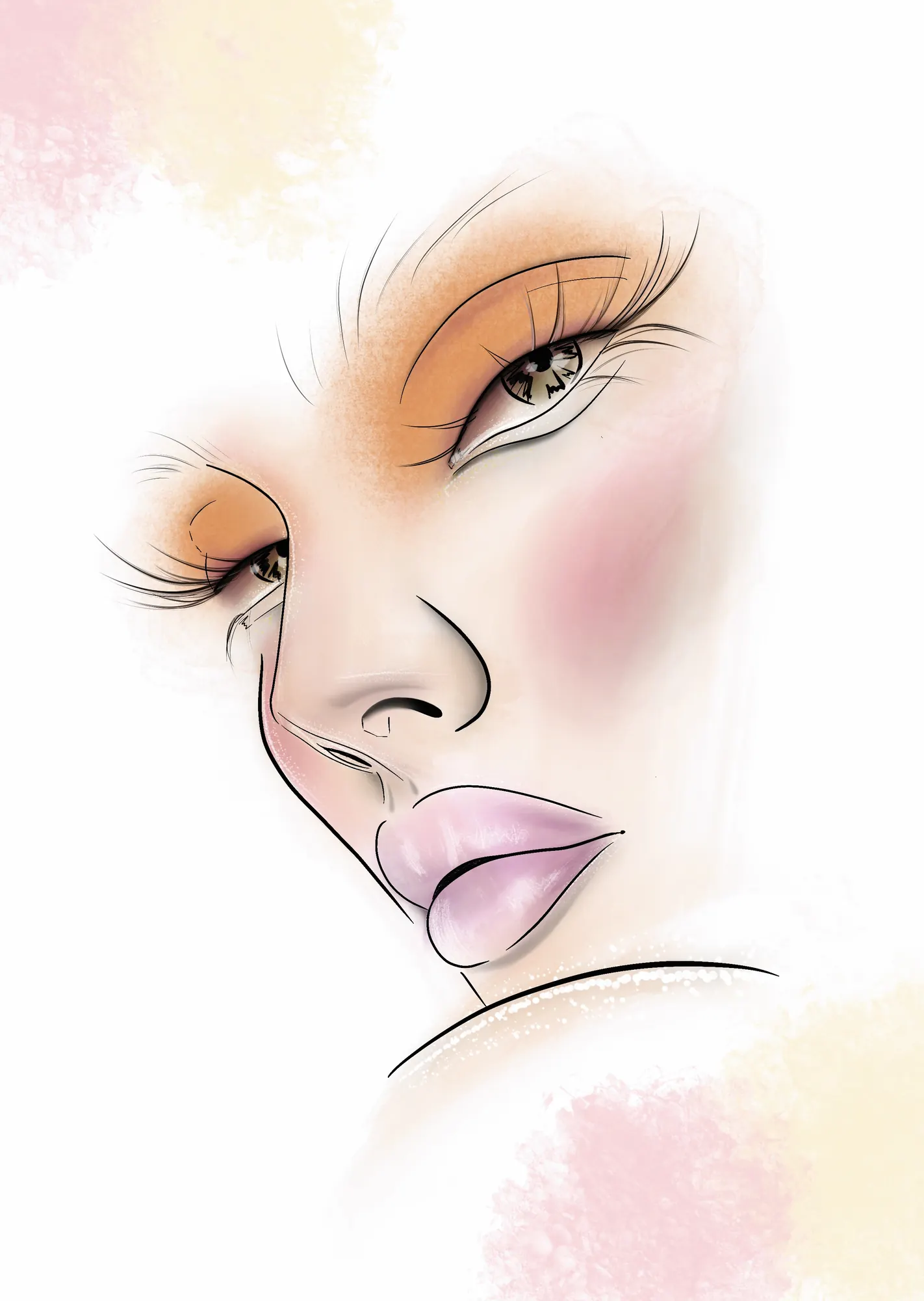 Look 8 de María José sobre facechart